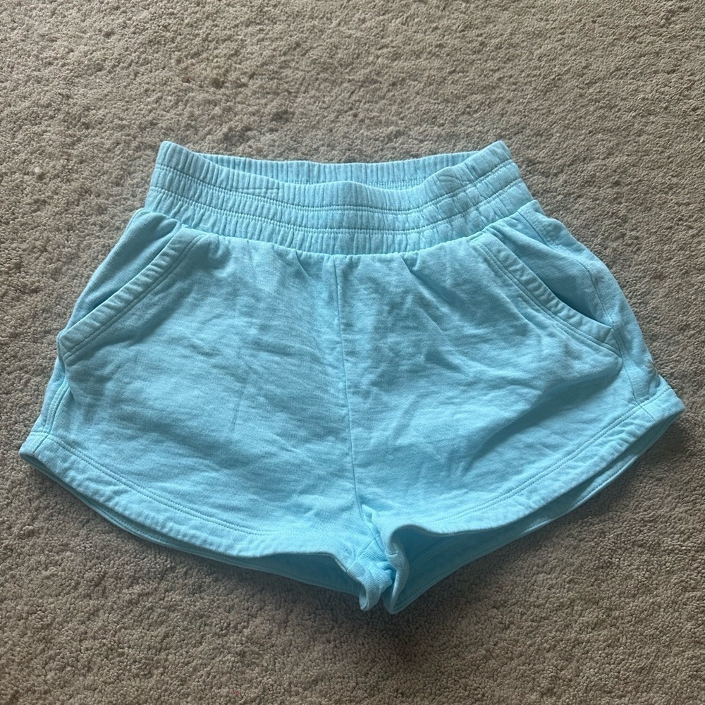 Athleta Girl blue shorts YXS 6